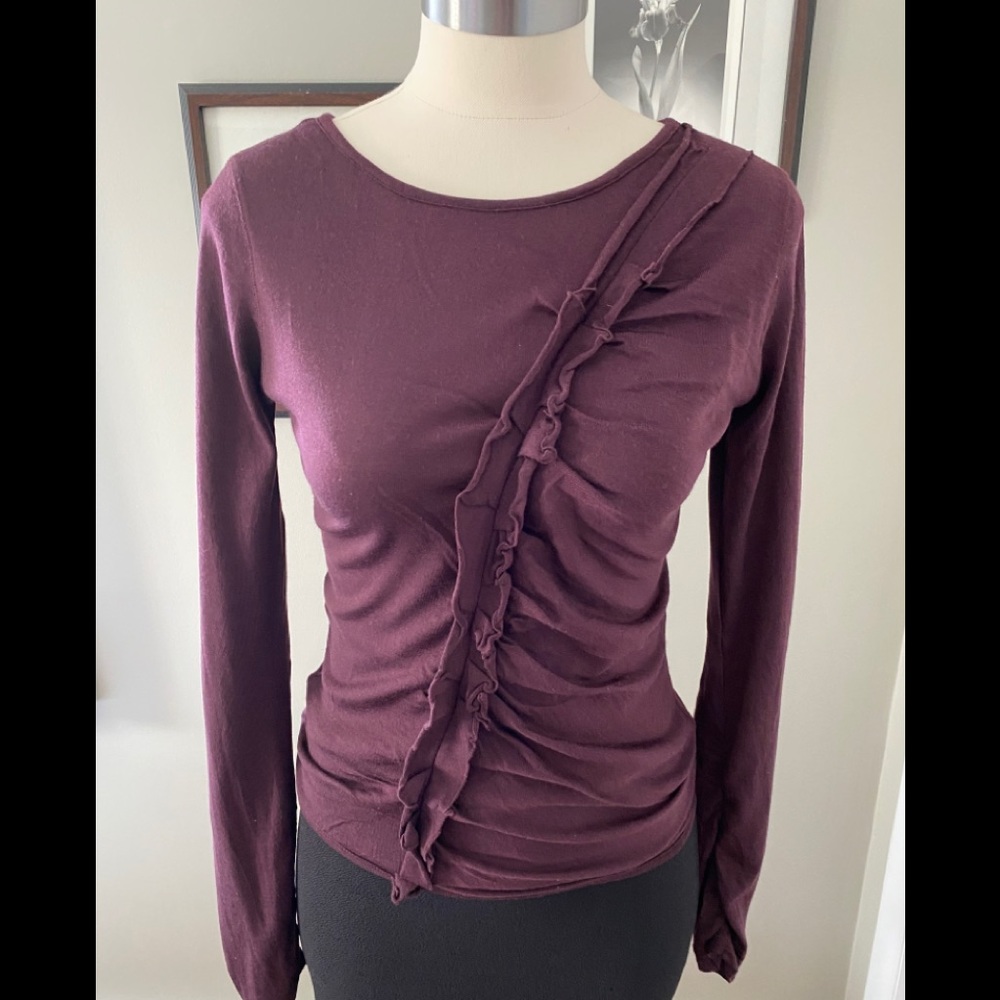 OSCAR DE LA RENTA- Silk/Wool Sweater